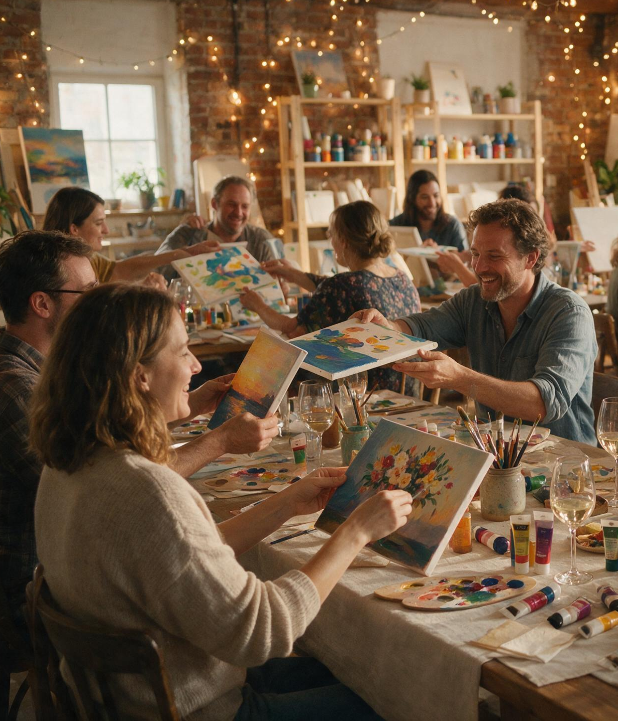 Paint, Sip & Swap at Workhouse Arts Center